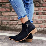 Women's Orthopedic Leather Ankle Boots 4