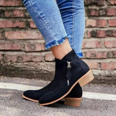Women's Orthopedic Leather Ankle Boots 4