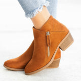 Women's Orthopedic Leather Ankle Boots 7