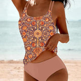 Women's Printed Tankini Swimsuit Set 2