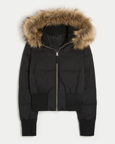 Women's Quilted Winter Jacket with Removable Hood and Elastic Cuffs Eva Jonsson 6