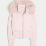 Women's Quilted Winter Jacket with Removable Hood and Elastic Cuffs Eva Jonsson 7