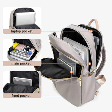 Women's Waterproof Laptop Backpack for Travel – Stylish Work Backpack with Smart Organization and Comfortable Carry 5
