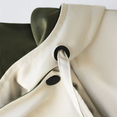 Women's Waterproof Windbreaker Jacket with Layered Hood Design 2