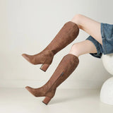 Women's Western Cowboy Boots with Comfortable Design and Stitch Detail for Everyday Wear 3