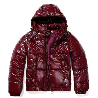 Women's high-gloss down jacket with hood Eva Jonsson 5