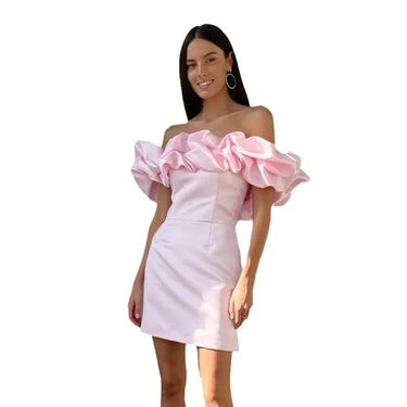 Wood Ear Strapless Dress – Unique Design for Versatile Occasions 7