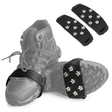 Adjustable Snow Ice Cleats For Shoes With Seven Steel Spikes - Image 2
