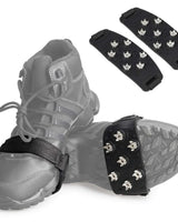 Adjustable Snow Ice Cleats For Shoes With Seven Steel Spikes - Image 2