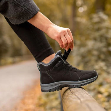 Anccbu Komfort Stabilitet High-Top Winter Boots With Laces And Velcro Strap - Image 4