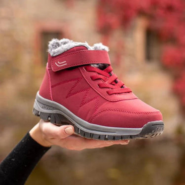 Anccbu Komfort Stabilitet High-Top Winter Boots With Laces And Velcro Strap - Image 7