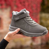 Anccbu Komfort Stabilitet High-Top Winter Boots With Laces And Velcro Strap - Image 11