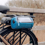 Bike Handlebar Bag Waterproof Bicycle Handlebar Bag With Clear Phone Pocket For Secure Access And Stable Mounting On Bike Handlebars - Image 11