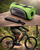 Bike Handlebar Bag Waterproof Bicycle Handlebar Bag With Clear Phone Pocket For Secure Access And Stable Mounting On Bike Handlebars - Image 6