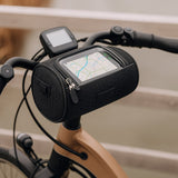 Bike Handlebar Bag Waterproof Bicycle Handlebar Bag With Clear Phone Pocket For Secure Access And Stable Mounting On Bike Handlebars - Image 14