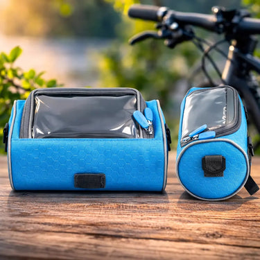 Bike Handlebar Bag Waterproof Bicycle Handlebar Bag With Clear Phone Pocket For Secure Access And Stable Mounting On Bike Handlebars - Image 12