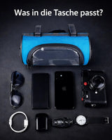 Bike Handlebar Bag Waterproof Bicycle Handlebar Bag With Clear Phone Pocket For Secure Access And Stable Mounting On Bike Handlebars - Image 5