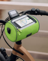 Bike Handlebar Bag Waterproof Bicycle Handlebar Bag With Clear Phone Pocket For Secure Access And Stable Mounting On Bike Handlebars - Image 17