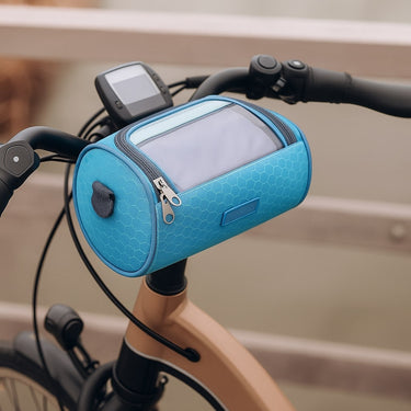 Bike Handlebar Bag Waterproof Bicycle Handlebar Bag With Clear Phone Pocket For Secure Access And Stable Mounting On Bike Handlebars - Image 16