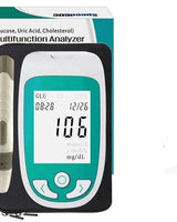 Blood Glucose Monitor Kit | 3-in-1 Cholesterol Uric Acid Testing Device - Image 3