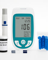 Blood Glucose Monitor Kit | 3-in-1 Cholesterol Uric Acid Testing Device - Image 9
