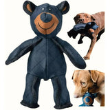 Chew Resistant Interactive Bear Dog Toy For Heavy Chewers With Squeaker - Image 1