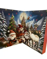 Christmas Advent Calendar With 24 Handcrafted Gnomes Lights And Festive Music - Image 1