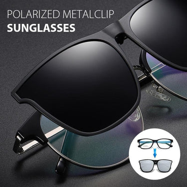 Clip On Sunglasses Adjustable Polarized Flip-Up Shades - Image 5