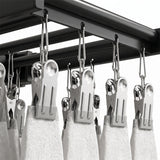 Clothes Drying Rack with Space-Saving Foldable and Clip-On - detail