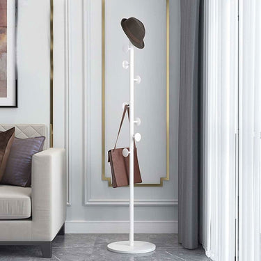 Clothing Rack with Streamlined Standing Design and Circular Hooks - Image 3