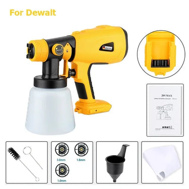 Cordless Paint Sprayer Handheld Electric With Portable Adjustable Spray Patterns Cuts Painting Time In Half - Image 11