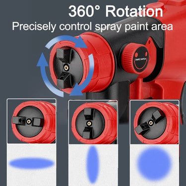 Cordless Paint Sprayer Handheld Electric With Portable Adjustable Spray Patterns Cuts Painting Time In Half - Image 2