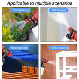 Cordless Paint Sprayer Handheld Electric With Portable Adjustable Spray Patterns Cuts Painting Time In Half - Image 6