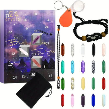 Crystalgems Christmas Advent Calendar With 24 Natural Precious Stones - Image 11