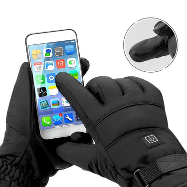 Electric Heated Gloves For Cold Hands With Touchscreen Fingertips And Waterproof Wrist Strap - Image 3
