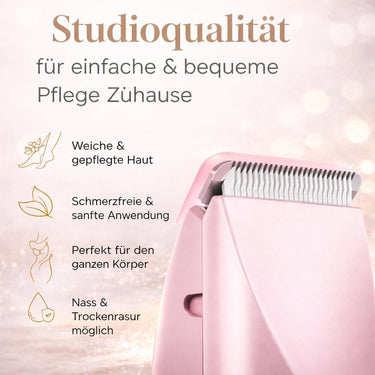 Electric Shaver With 2 Attachments Gentle And Precise For Sensitive Areas Cordless USB Rechargeable - Image 12