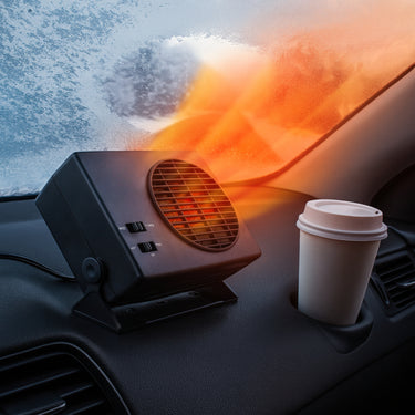 Fan Heater 12V Car Ceramic Portable For Rapid Cabin Heating With Heat Fan Modes - Image 1