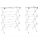 Foldable Clothes Drying Rack With 3-Tier Multi-Level Design Portable Garment Drying Rack For Indoor & Outdoor Use Lightweight And Easy Storage - Image 5