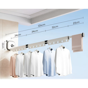 Folding Clothes Drying Rack AluFlex Séchoir À Linge Pliable En Aluminium Avec Fixation Par Ventouse - Image 8