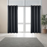 Full Blackout Thermal Curtains With Insulated Grommet Panels For Total Darkness And Noise Reduction - Image 8