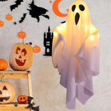 Glowing Ghost Decoration Halloween Decoration Glowing Fabric Design Battery Powered Light - Image 1