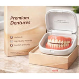 Glue Dentures Full Upper And Lower Set With Fda Registration For Comfort And Security - Image 1