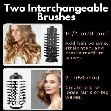 Hair Dryer Styler Rotating 2-in-1 Volumizing Brush System With Adjustable Directions And Three Temperature Levels - Image 5