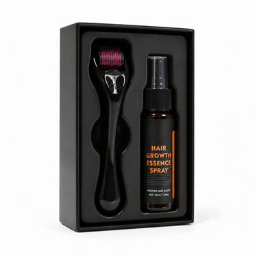 Hair Growth Set With Derma Microneedle Roller And 30ml Natural Essence - Image 1