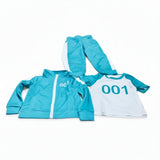 Halloween Costume Kids' Three-Piece Set With Numbers And Side Stripes Tracksuit - Image 2