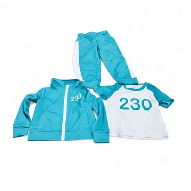 Halloween Costume Kids' Three-Piece Set With Numbers And Side Stripes Tracksuit - Image 6