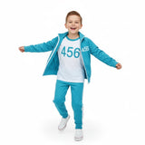 Halloween Costume Kids' Three-Piece Set With Numbers And Side Stripes Tracksuit - Image 13