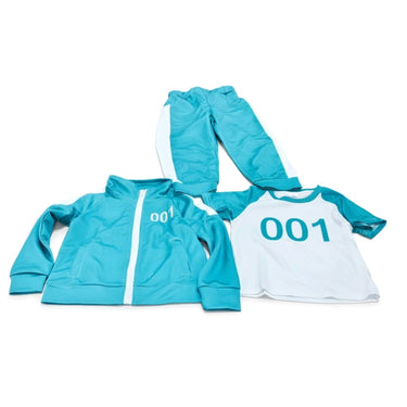 Halloween Costume Kids' Three-Piece Set With Numbers And Side Stripes Tracksuit - Image 14