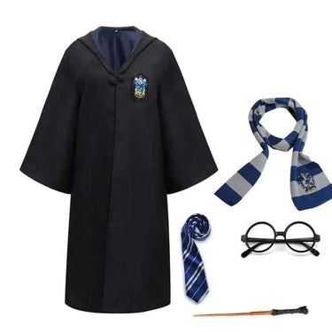 Halloween Costume Relaxed Wizard Robe Button-Front - Image 10
