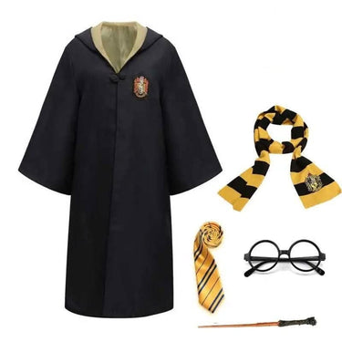 Halloween Costume Relaxed Wizard Robe Button-Front - Image 9